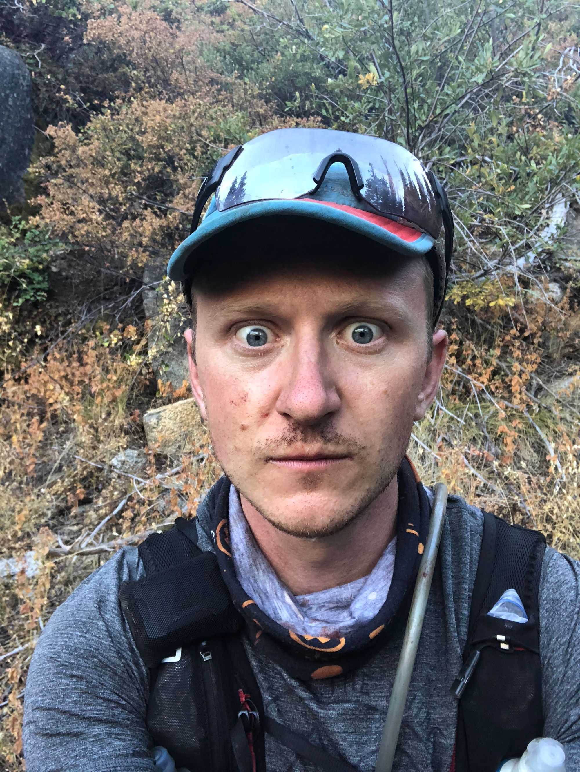 Somewhere along the climb.