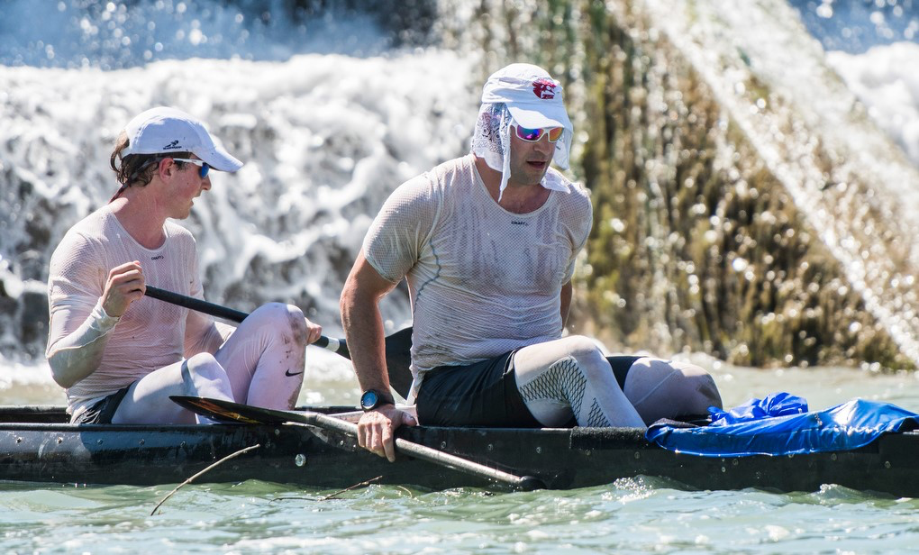 Me and Stephens, back in the boat.