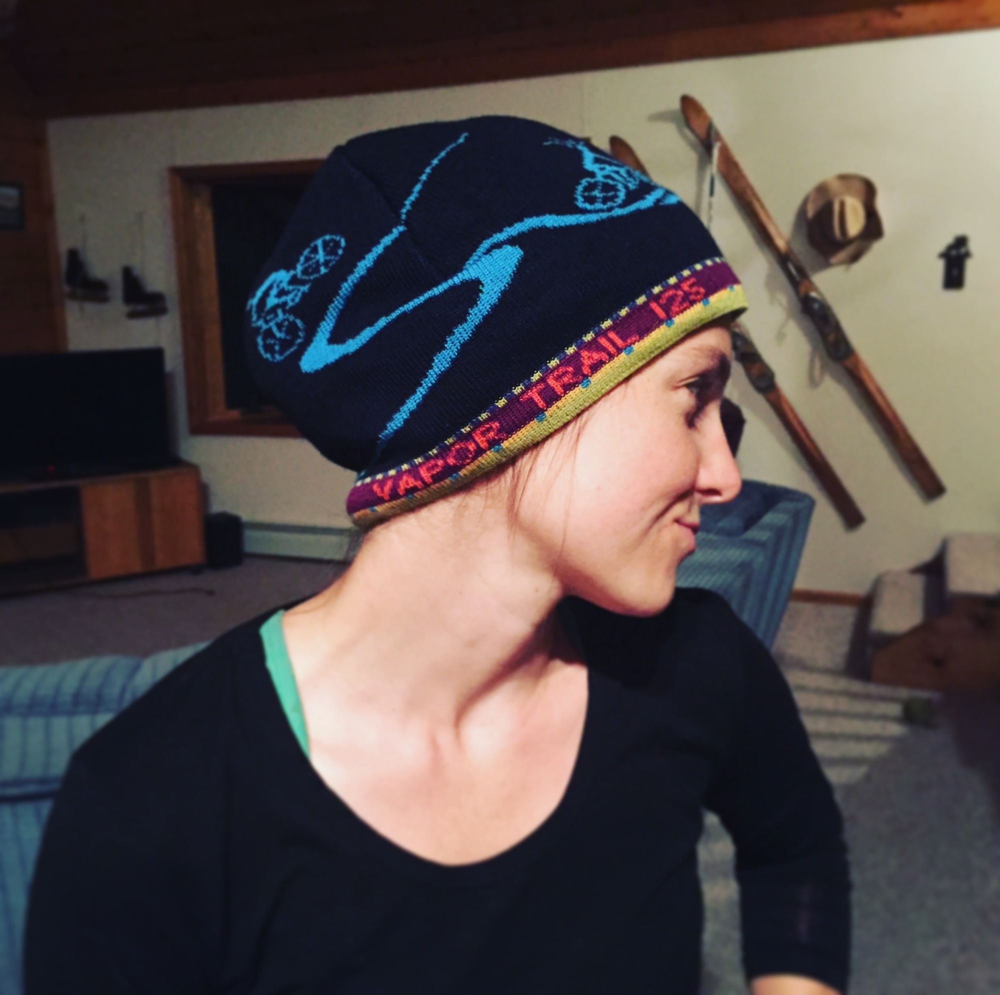 Jenna geared up to crew.